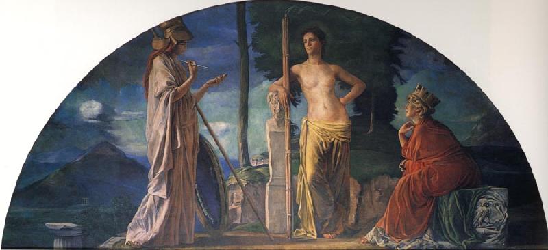 John La Farge Athens oil painting image